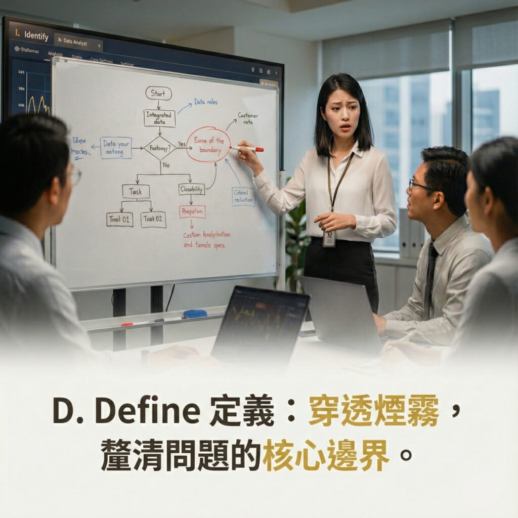 IDEA-module-Define：定義問題釐清楚問題的範圍邊界與核心問題，by AriseMentor.com